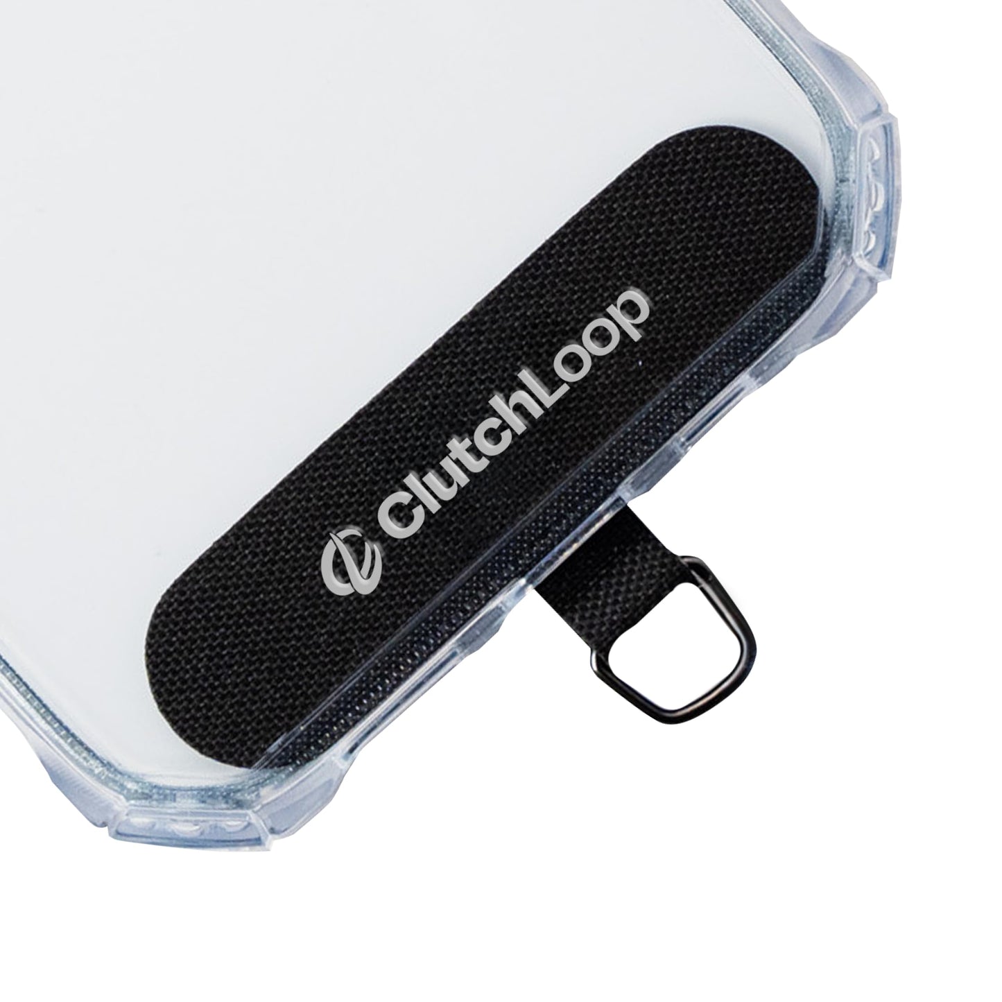 ClutchLoop Anchor-Universal Phone Tether Tab, Strong Cell Phone Lanyard Tab and Phone Strap Replacement (Midnight, 3 Pack)