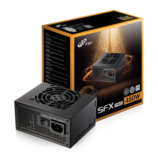 FSP SFX Pro 450W Power Supply, 80 Plus Bronze Certified PSU