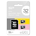 Silicon Power Elite 32GB MicroSD Card with Adapter