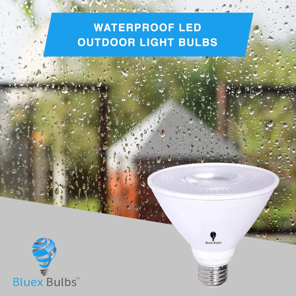 6 Pack PAR30 Short Neck LED Flood Light Bulb 10W 75 Watt Equivalent 850 Lumens Waterproof E26 3000K Warm White Super Bright PAR30 LED Bulb