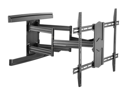 ynVISION.DESIGN Heavy Duty TV Wall Mount for 65-100” TVs, XXL Full Motion Bracket Extends 31.5”, Tilt Swivel Leveling, 154 lbs Capacity, Max VESA