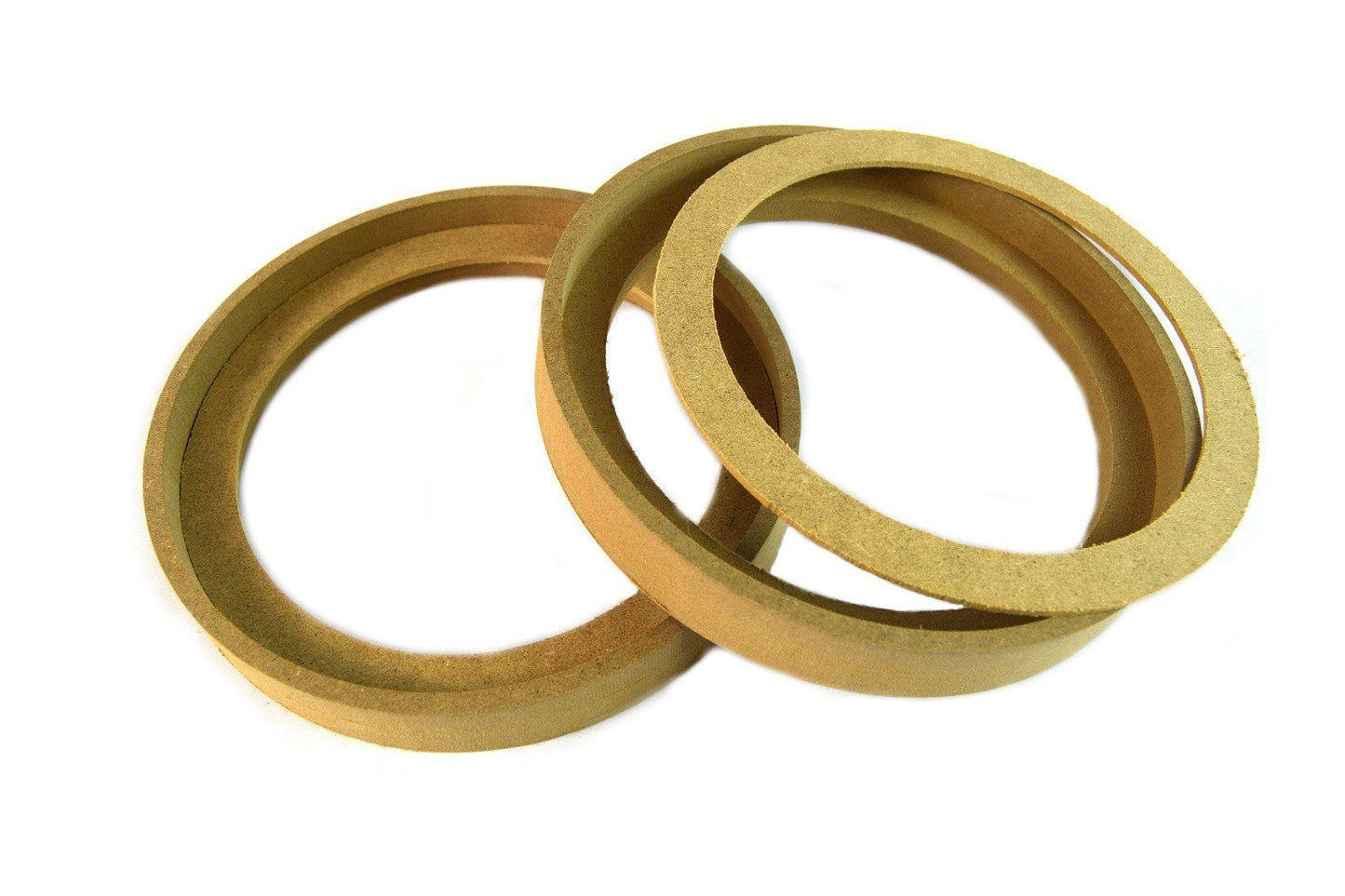 Speaker Spacer Wood Ring 1 Pair 6.5" Ring-6.5BZ MDF Ring Recess with Bezel