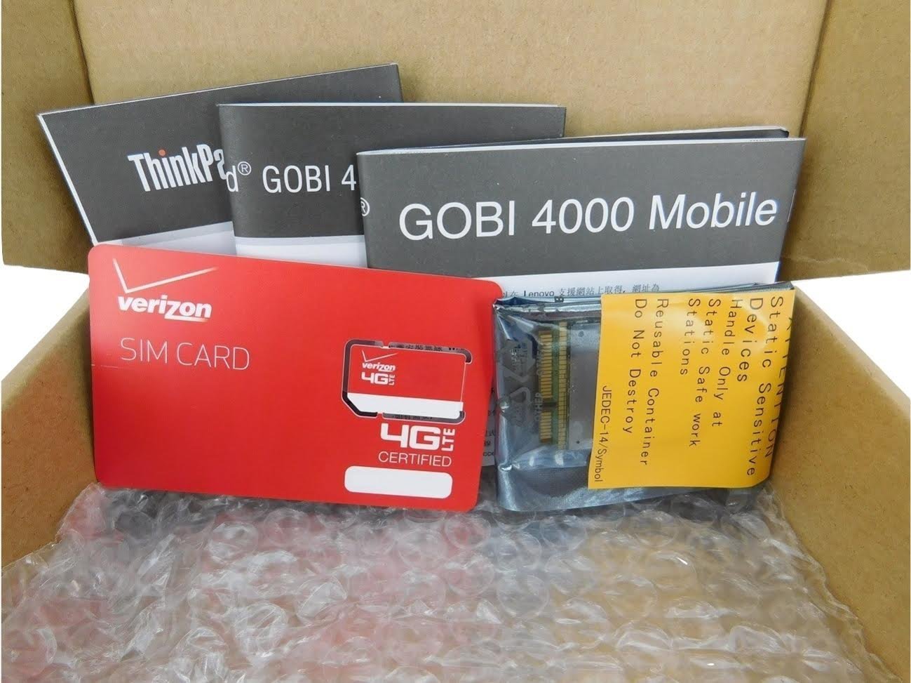 Lenovo Gobi 4000 ThinkPad Mobile Broadband Modem (0A36318)
