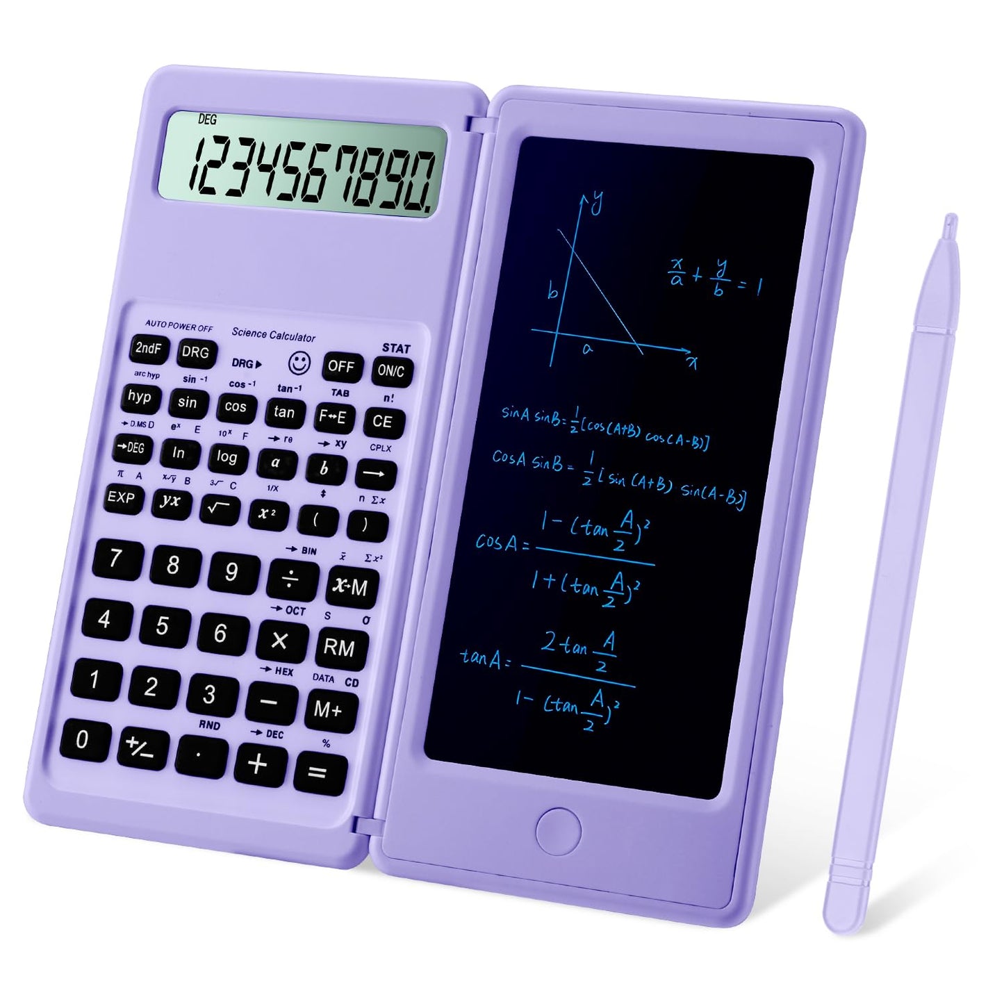 IPepul Scientific Calculators for Students, 10-Digit Large Screen, Math Calculator with Notepad, Classroom Must Haves for Middle High School Supplies