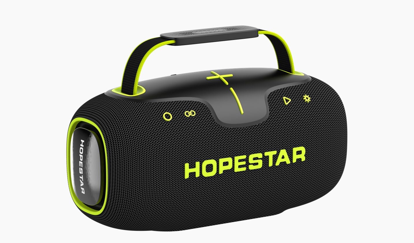 WorryFree Gadgets Portable Bluetooth Speaker, Loud Sound, 60W Powerful Deep Bass Stereo Sound, Wireless Indoor/Outdoor Party Speaker for Camping