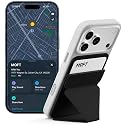 MOFT MagSafe Wallet Stand with Apple Find My, Ultra-Slim Trackable Strong Magnetic Phone Card Holder, 3-in-1 Multi-Angle Adjustable Phone Stand