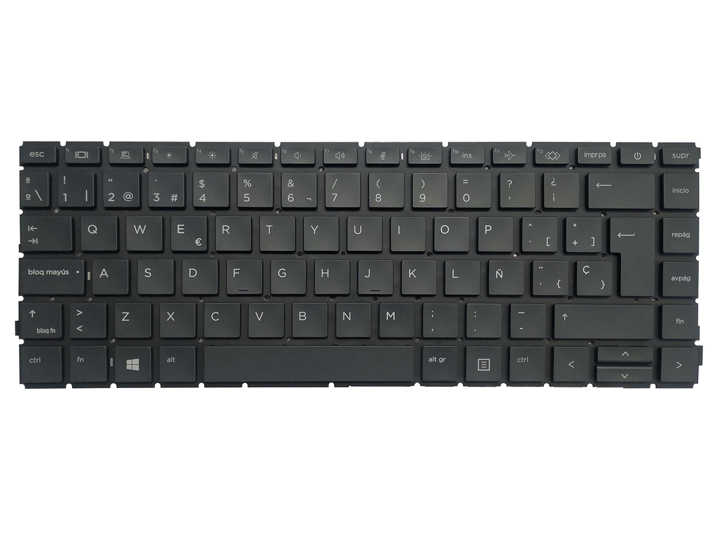 Laptop Keyboard Compatible for HP ProBook 14 440 G8 445 G8 M23770-001 M23769-001 4BX8QTA00A0 M23769-001 Spanish Layout Backlit (No Palmrest Upper
