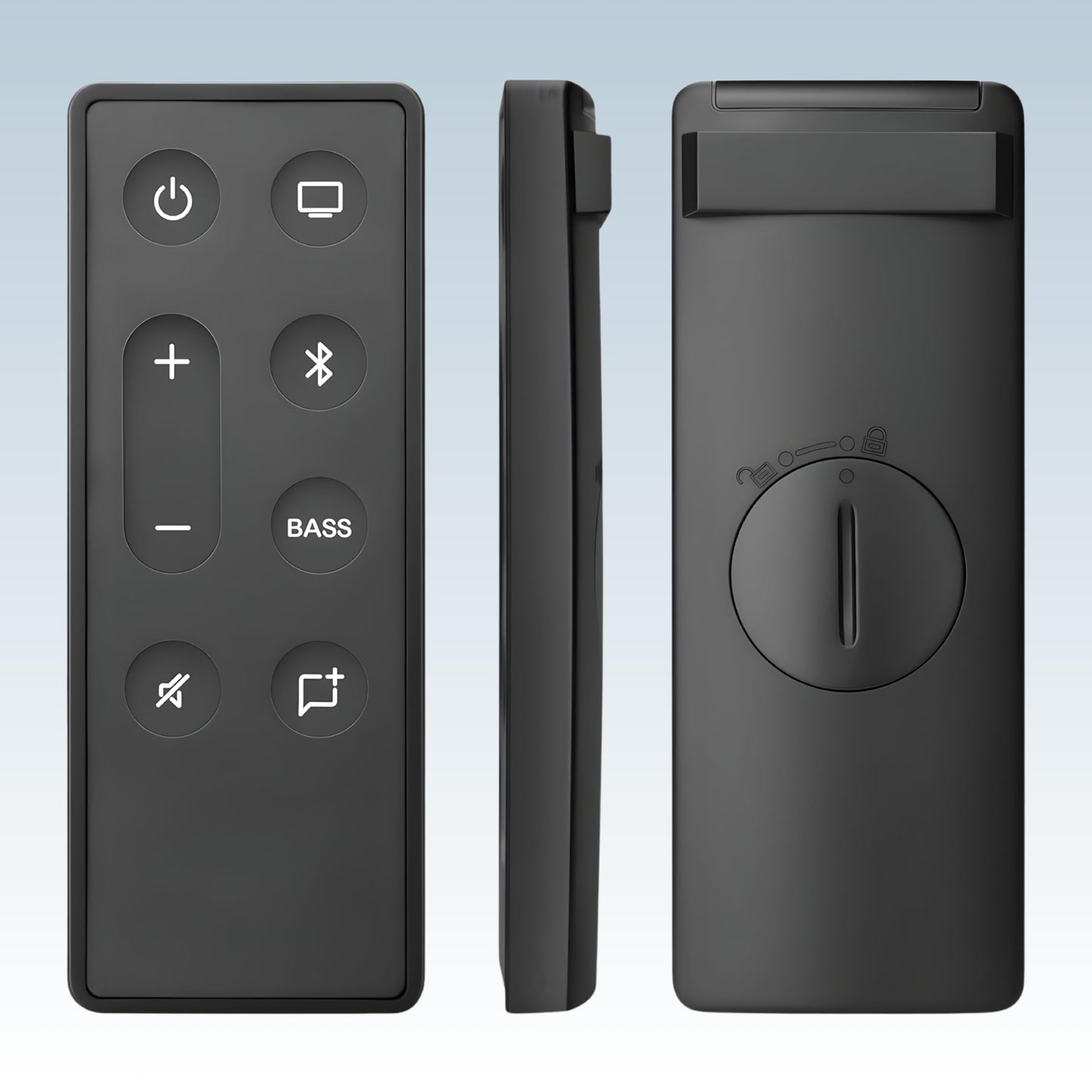 2 Pack Replacement Remote Control for Bose TV Speaker & Solo Soundbar Series II - Compatible with Bose Solo 5, Solo 10, Solo 15 Sound Systems - Easy