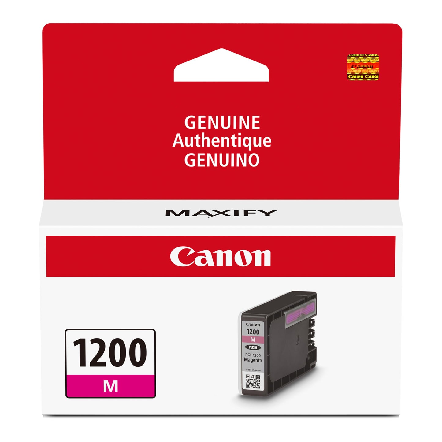 Canon PGI-1200 Genuine Magenta Ink Tank, Compatible with MB2120, MB2720, MB2020, and MB2320 Printers
