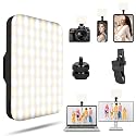 Selfie Light - BANSINE USB-Rechargeable LED Phone Light - Portable Photo Light with 97+ CRI, Up to 6500K Color Temperature for Selfie, Zoom