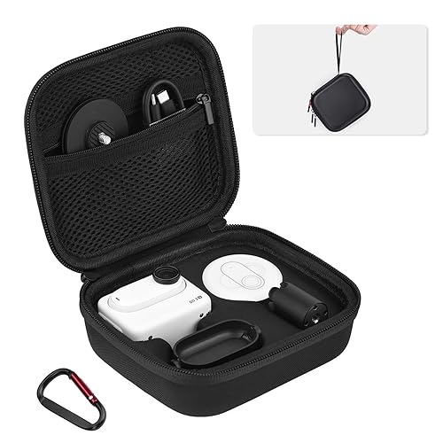 BRDRC Carrying Case for Insta 360 GO 3S / GO 3 Accessories, Storage Bag Protective Case Hard Shell Cover for Insta360 GO 3S / GO3 Vlogging Action
