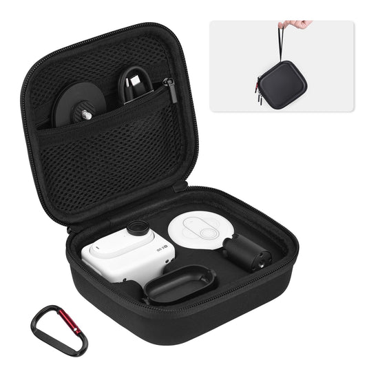 BRDRC Carrying Case for Insta 360 GO 3S / GO 3 Accessories, Storage Bag Protective Case Hard Shell Cover for Insta360 GO 3S / GO3 Vlogging Action