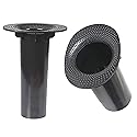 2Pcs Speaker Port Tube, 65mm x 160mm ABS Speaker Cabinet Port Tube Subwoofer Bass Reflex Tube