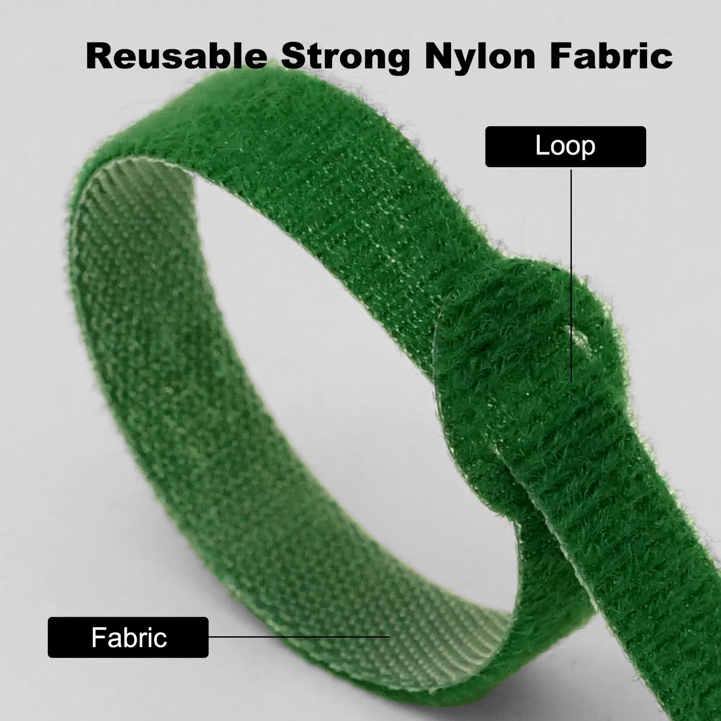 150PCS Cable Ties?4+6+8+10 Inch Reusable Cable Management, Multi-Purpose Adjustable Cord Organizer?Fastening Microfiber Cloth Hook and Loop Cable