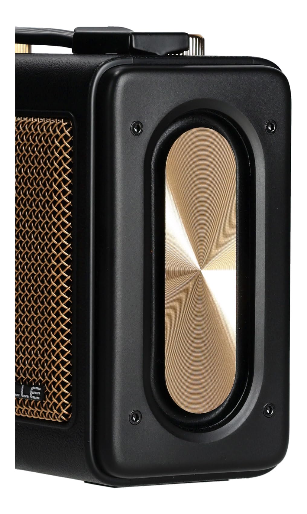 Rockville GlideTone Retro Portable Bluetooth Speaker, 25W Stereo Power, TWS, 2.5" Full-Range Drivers, Up to 18 Hours Battery Life, USB/MicroSD/AUX