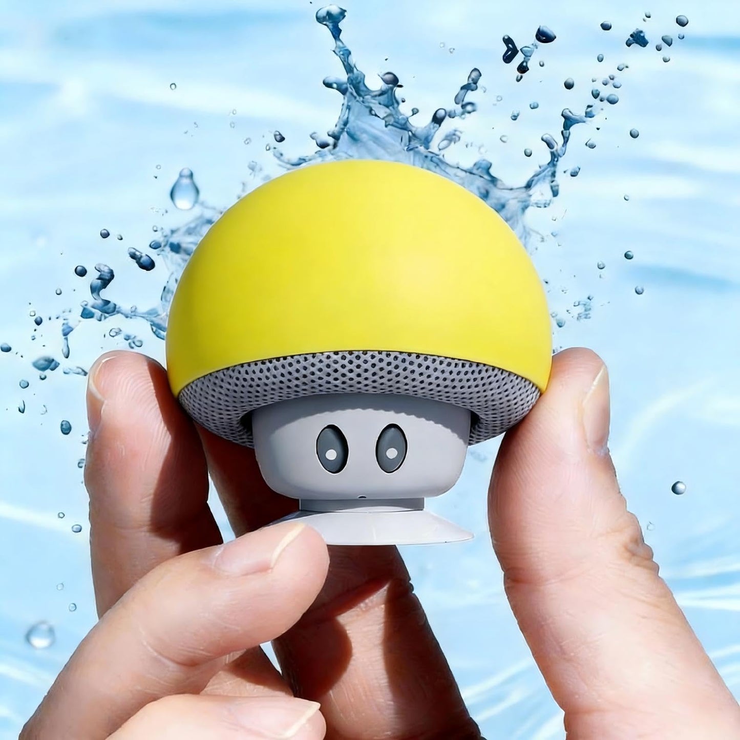 OneAfflatus mini Bluetooth Speaker- Portable Speakers Bluetooth Wireless- Small Speakers 360°HD Stereo Sound, Waterproof Travel Speaker for Shower