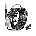 LDLrui 5m VR Link Cable with Charging, USB 3.0 to USB-C (5Gbps) for Meta Quest 3/2/Pro & Pico 4, PC VR Cable with Clip for Simultaneous Play & Charge
