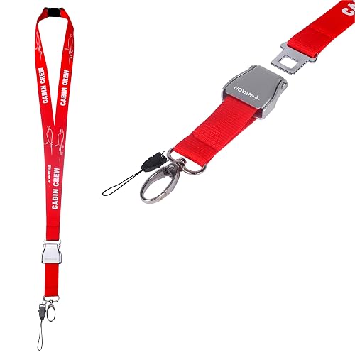Novah Cabin Crew Lanyard (red)