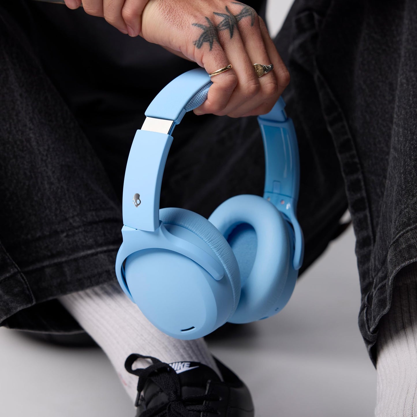 Skullcandy Crusher ANC 2 Wireless Over-Ear Bluetooth Headphones with Multi-Sensory Bass, Active Noise Cancelling, Up to 60 Hours Battery, Microphone…