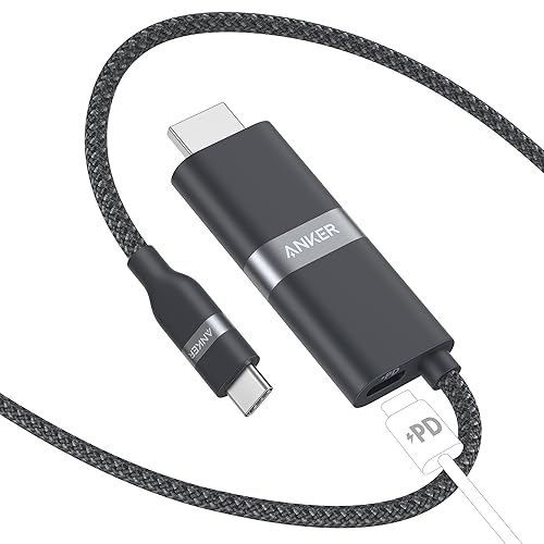Anker Nano USB C to HDMI Cable Adapter with 140W PD Fast Charging Port, 4K@60Hz,Sustainable with Advanced Shielding, Thunderbolt 5/4/3 Compatible,