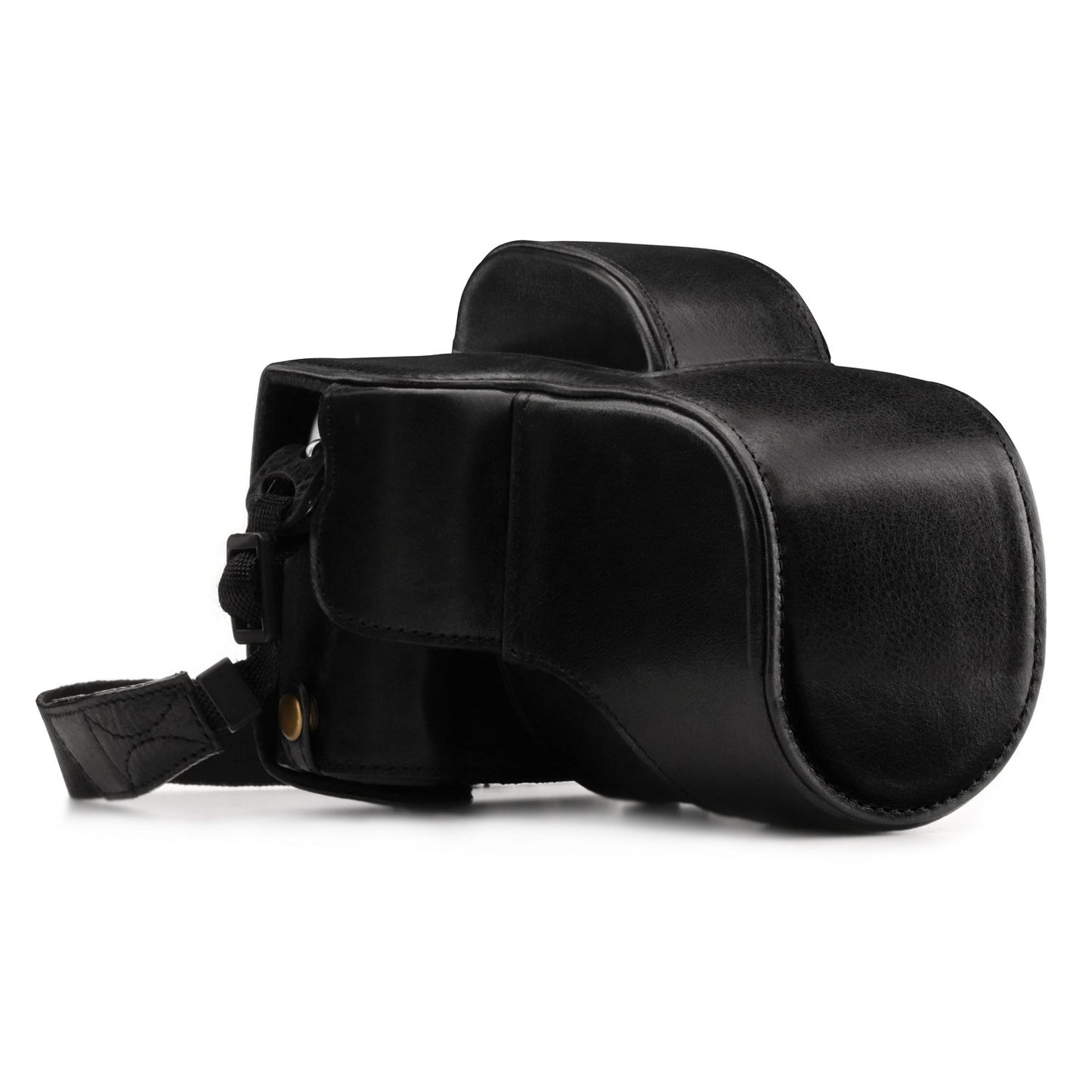MegaGear Leather Camera Case for Fujifilm X-E3 with 23mm & 18-55mm