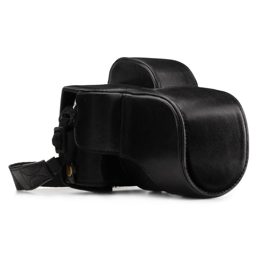 MegaGear Leather Camera Case for Fujifilm X-E3 with 23mm & 18-55mm