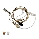 IFB Earpiece 3.5mm Kit Anchor/Broadcaster in Ear Monitor Only On Camera On Stage Professional EarSet Compatible w/iPhone, Andriod, Telex, Clear-Com…