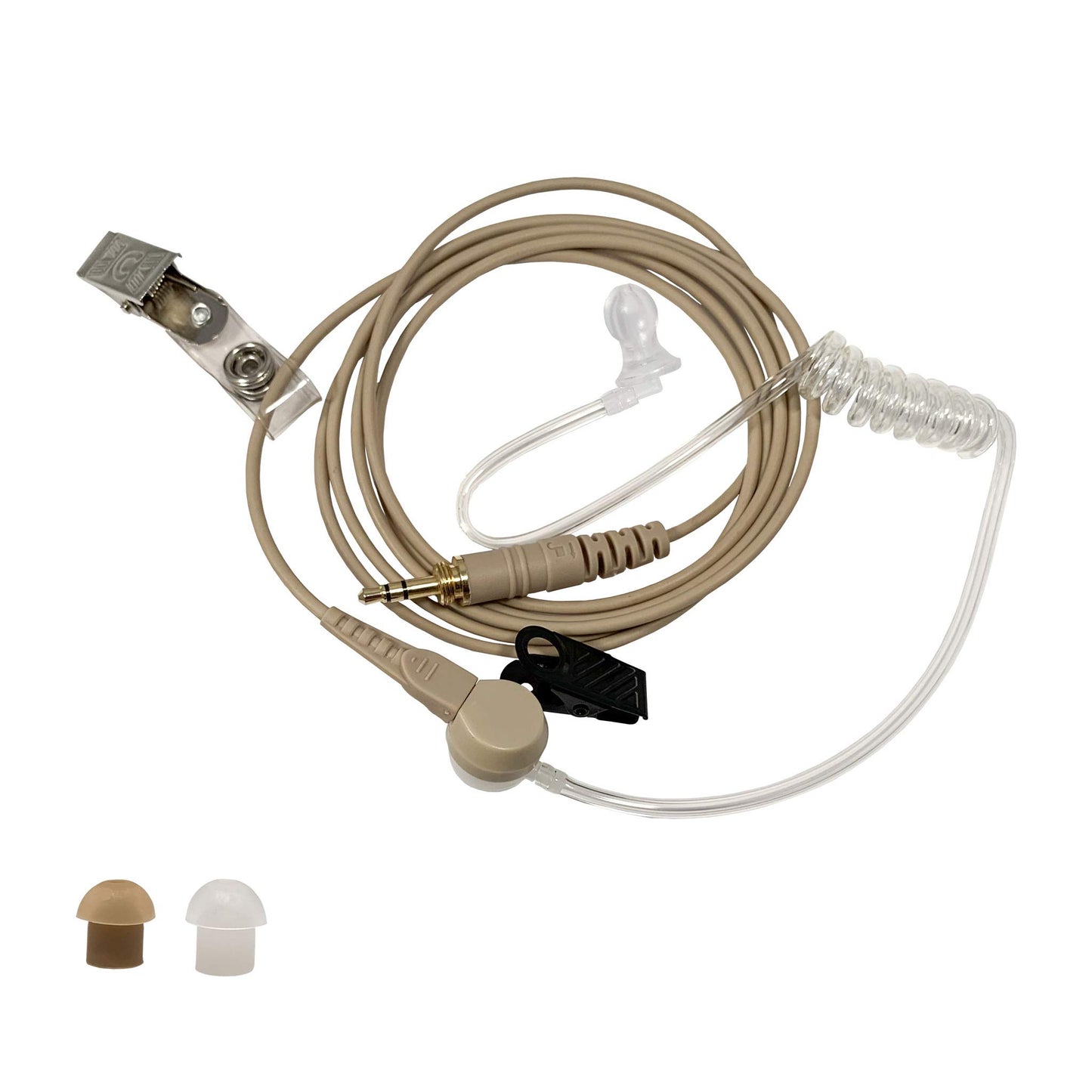 IFB Earpiece 3.5mm Kit Anchor/Broadcaster in Ear Monitor Only On Camera On Stage Professional EarSet Compatible w/iPhone, Andriod, Telex, Clear-Com…