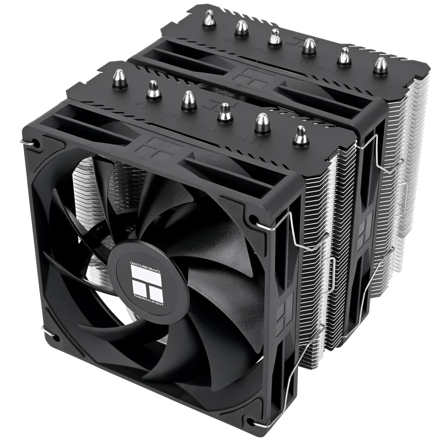 Thermalright Peerless Assassin 120 SE V2 CPU Cooler, Dual Tower, 6 Heat Pipes, Dual 120mm PWM Fans, 1850RPM, for AMD AM4/AM5 and Intel LGA1851/1700