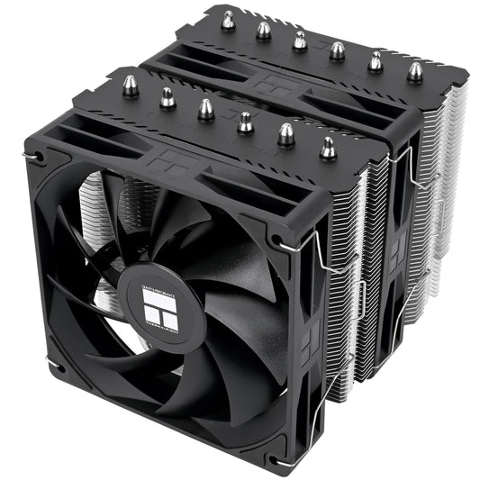 Thermalright Peerless Assassin 120 SE V2 CPU Cooler, Dual Tower, 6 Heat Pipes, Dual 120mm PWM Fans, 1850RPM, for AMD AM4/AM5 and Intel LGA1851/1700