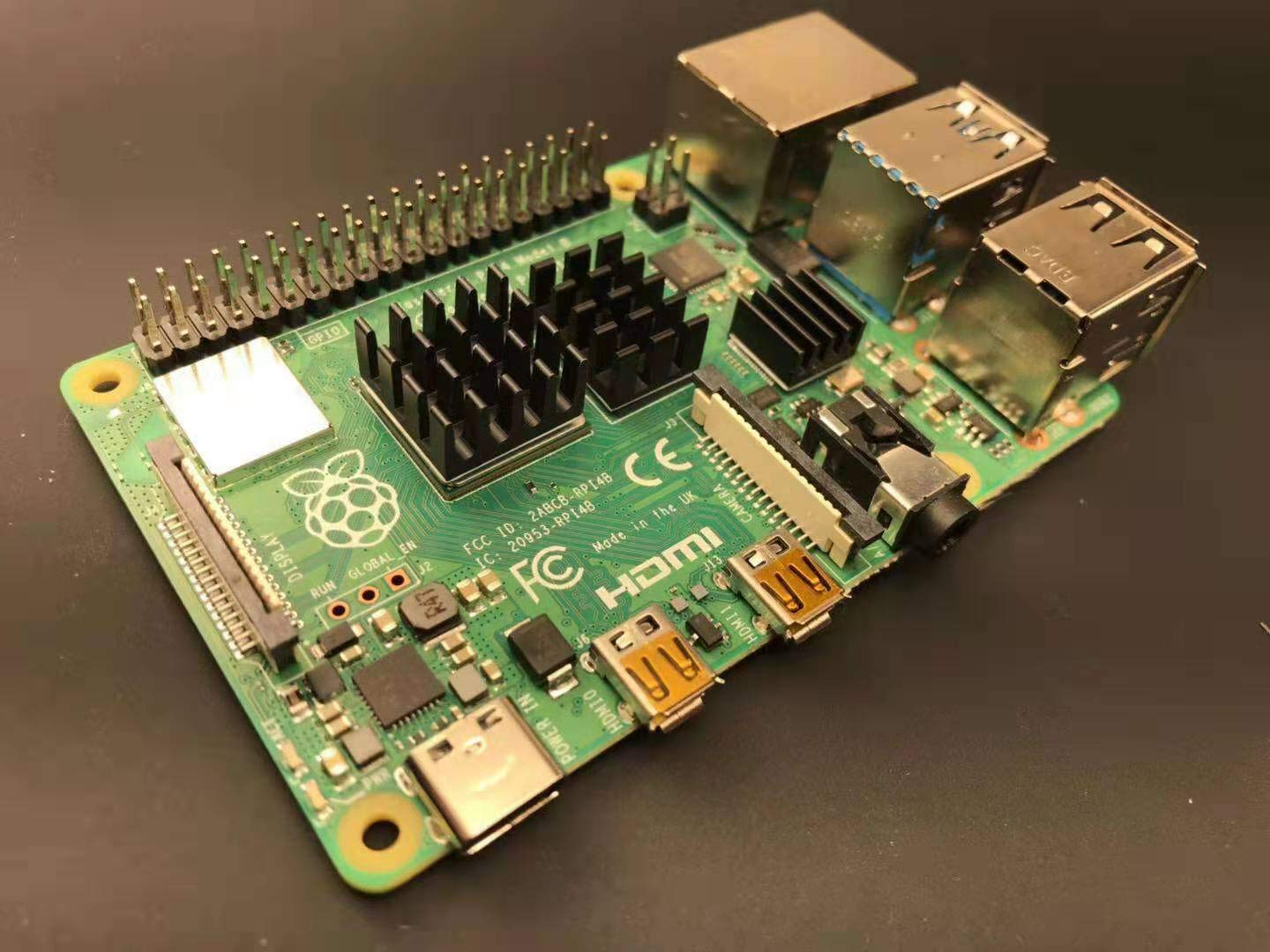 Easycargo Raspberry Pi 4 Heatsink Kit Aluminum + Copper + 3M 8810 Thermal Conductive Adhesive Tape for Cooling Cooler Raspberry Pi 4 B, 3 B+, Pi 3 B