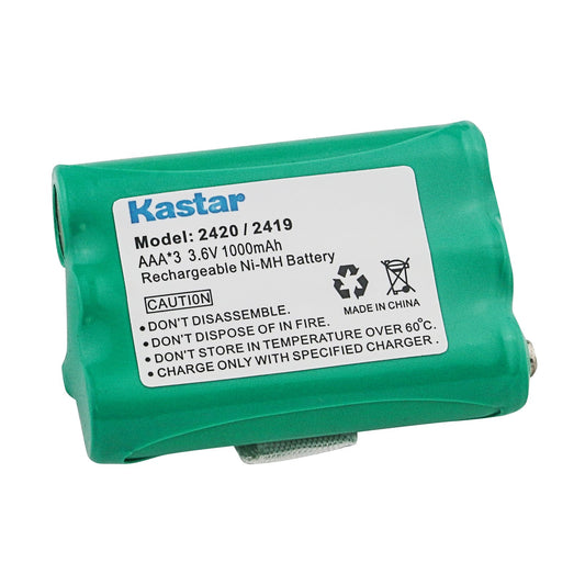 AT&T E5630 Cordless Phone Battery Replacement For Cordless Phone Battery 3 AAA - Replaces AT&T 2419, 2420, Vtech 80-5542-00, Olympia CDP models