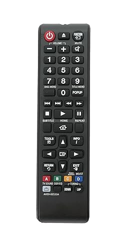 AH59-02533A AH59-02533B Remote Control Replacement Compatible with Samsung Blu-ray Player 3D DVD Sound Home Theater System HT-F4500 HTFM45 HTH4500