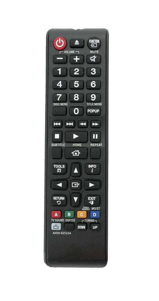AH59-02533A AH59-02533B Remote Control Replacement Compatible with Samsung Blu-ray Player 3D DVD Sound Home Theater System HT-F4500 HTFM45 HTH4500