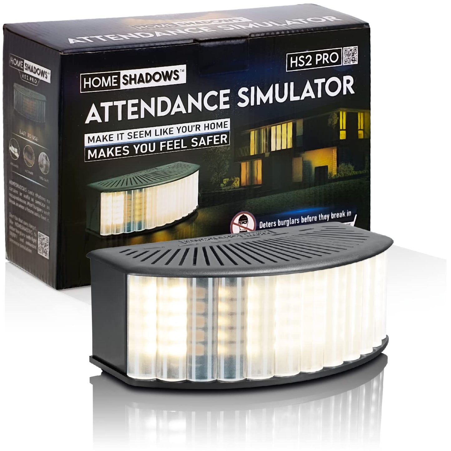 homeshadows Attendance Simulator - DIY Home Security System That Casts Shadows on Curtains or Walls to Deter burglars Before They Try to Break