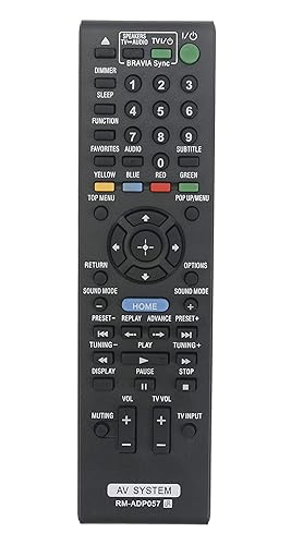 RM-ADP057 Replaced Remote fit for Sony Home Theatre System BDV-E880 BDV-E980 BDV-E580 BDv-T28 BDV-T58 HBD-E280
