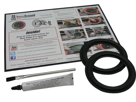 Boston Acoustics 350, 351, Rubber Edge 5.25 Inch Speaker Repair Kit RSK-5.25 (Pair)