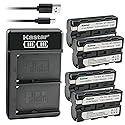 Kastar 4Pack Battery and LKD2 USB Charger Compatible with Sony DCR-TRV525 DCR-TRV58 DCR-TRV620 DCR-TRV7 DCR-TRV720 DCR-TRV735 DCR-TRV820 DCR-TRV9