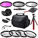 Commander Optics Photo Essential Starter Kit for 49MM Canon DSLR Cameras Canon EOS M50, M100, M200, M6, M5 w/15-45mm Lens