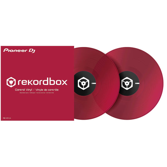 Pioneer DJ RB-VD1-CR rekordbox Control Vinyl 2x Clear Red