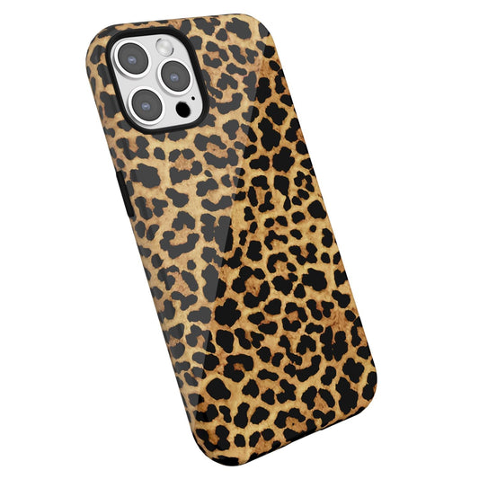 LoeoeL for iPhone 13 Pro Case Cheetah Print, Leopard Pattern Phone Case for Women Girls, Girly Cute Thin Slim Hard Shell Plastic Phone Cover, Luxury