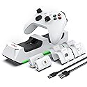 Nyko Charging Station for Xbox Series XS & Charge Base for 2 Controllers w/LED Indicators and Extra USB Port -Controller Charge Stand w/Rechargeable