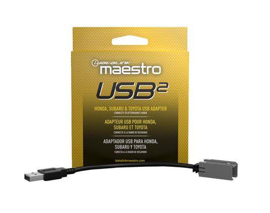 Idatalink Maestro Acc-USB2 USB Adapter Cable - Compatible with Select Subaru, Honda & Toyota (2012-Up) Vehicles - Connects The Factory USB Port