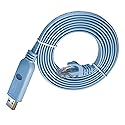 DSD TECH SH-RJ45A USB to RJ45 Console Cable with FTDI Chip for Cisco NETGEAR Routers/Switches(5.9FT)