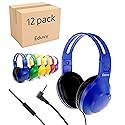 Eduvy Bulk Headphones for Classroom with Microphone, Heavy-Duty School Pack Wired Headphones for Students. Teacher Must Haves Supplies from…