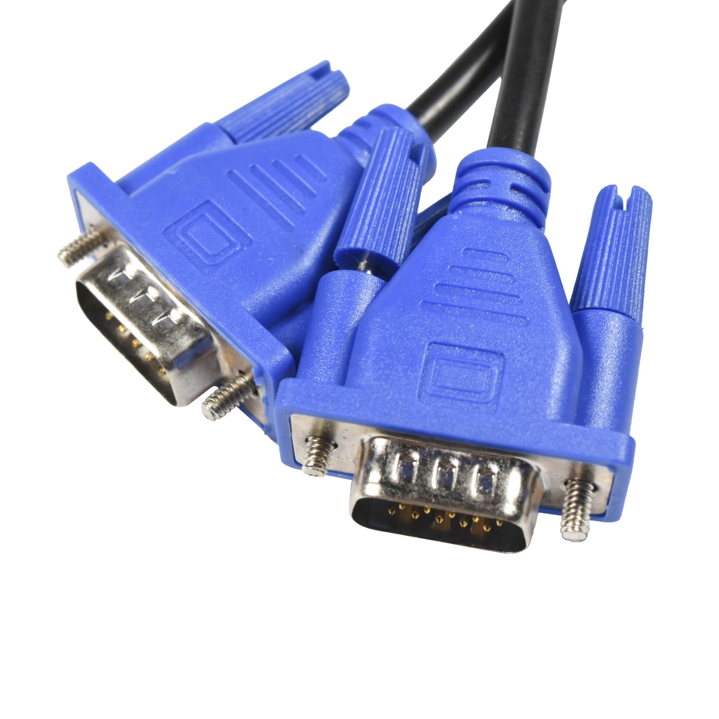 HQRP 5ft / 1.5m VGA/SVGA/Super VGA 15-pin HD15 (M/M) Cable/Cord for TV, PC Monitor, LCD Monitor, Projector, Display