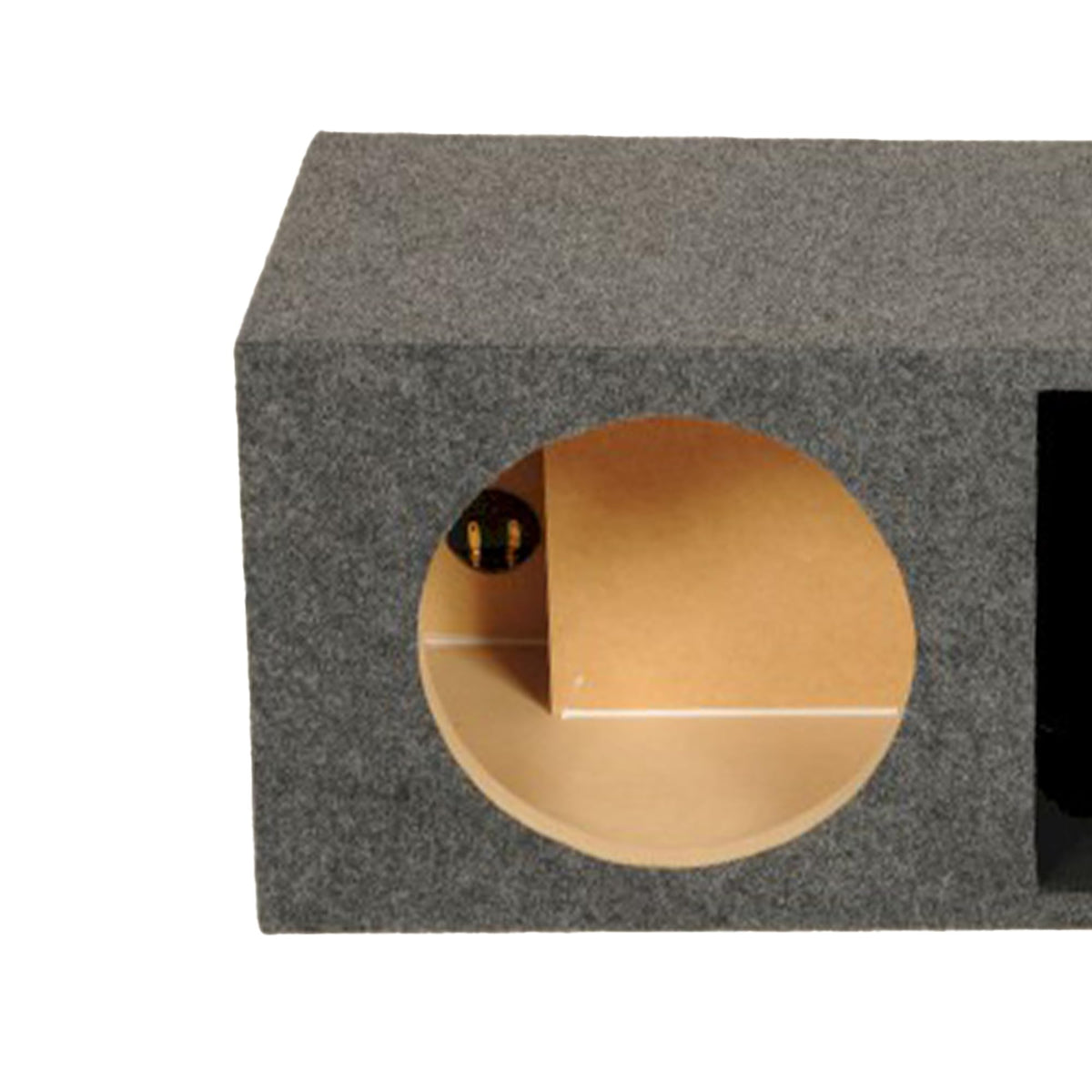 Q Power HD210-VENTED Dual 10-Inch Vented Subwoofer Box