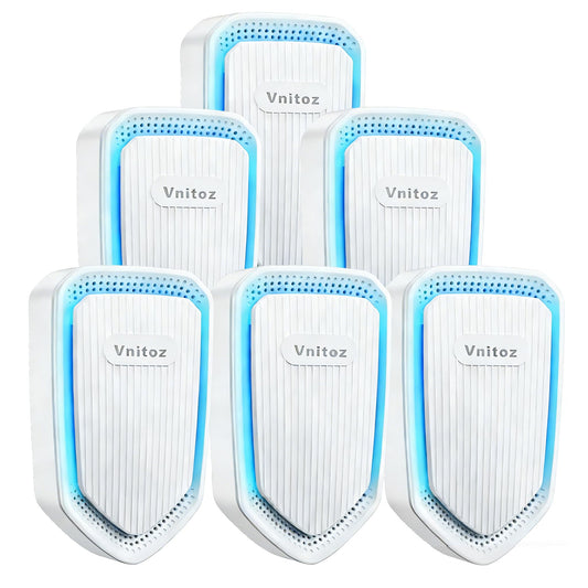 Air Ionizers Plug In Negative Ion Air Purifiers Quiet Air Freshener for Home Bedroom Office Basement - Portable Mini Air Cleaner Odor, Smoke, Dust