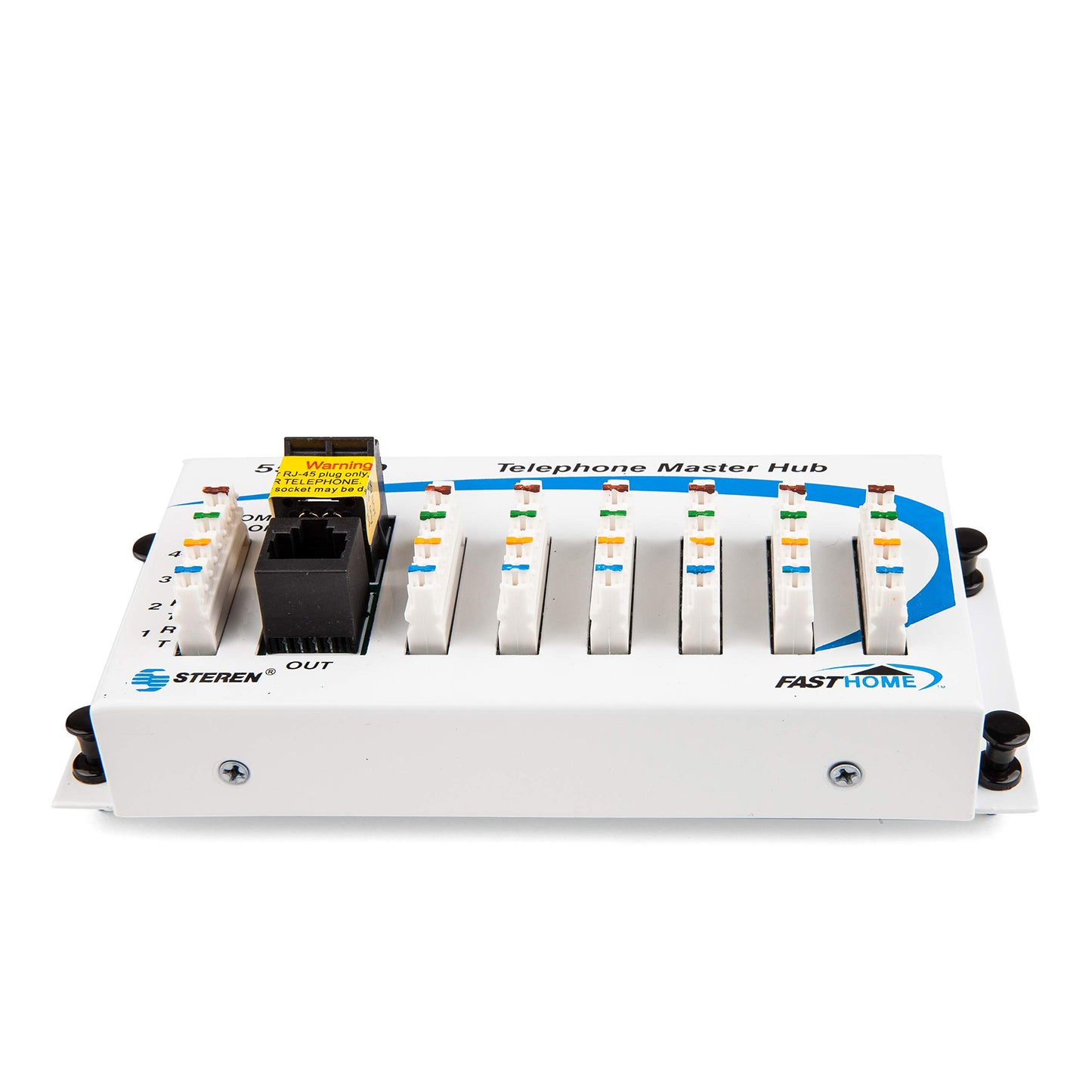 4 Gauge Distribution Block - Telephone Junction Box - Telephone Punch Down Block - CAT 5 Splitter 4 Way - CAT5 Junction Box - Distribution Block 4