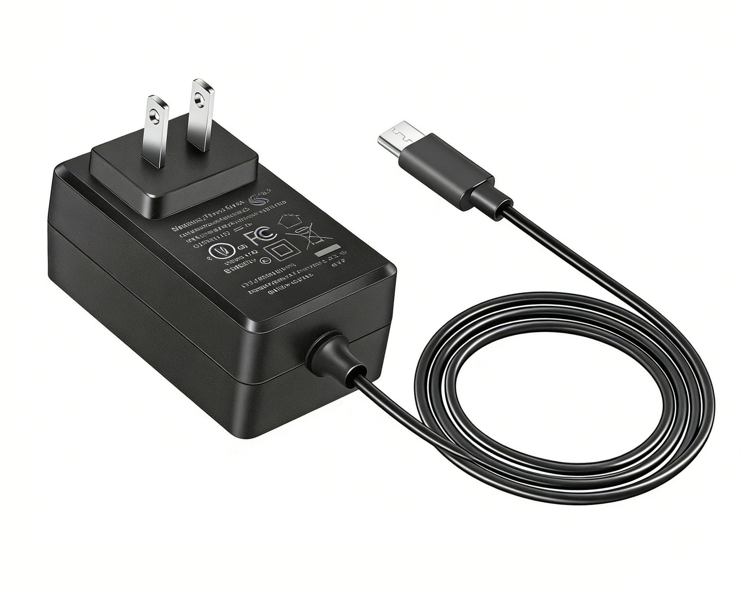 12V 3A USB-C Power Supply | Universal Charger for MeLE Mini PC, AVAPOW Jump Starter & Compatible with 12V 2A/12V 1A Devices | UL Standard Wall Mount